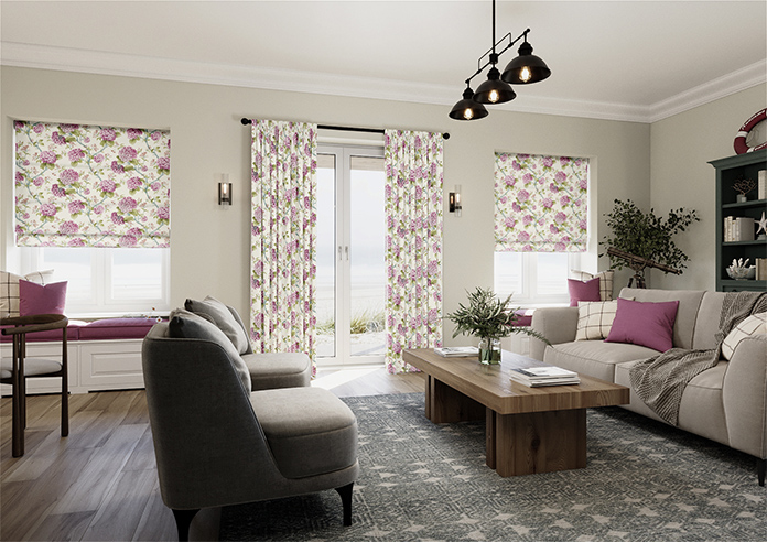 Bouquet Velvet, Wild Rose - Made to Measure Curtain - Image 7